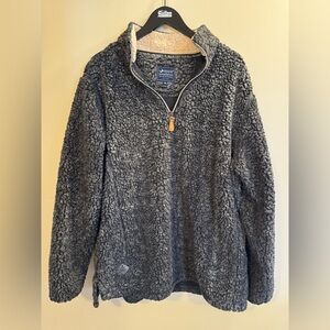 Simply Southern Charcoal Sherpa Quarter-Zip